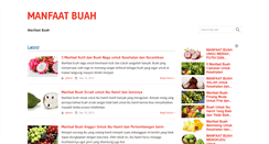 Desktop Screenshot of manfaat-buah.com