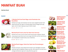 Tablet Screenshot of manfaat-buah.com